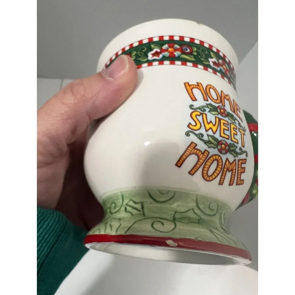VTG Vintage 2000 Mary Engelbreit Home Sweet Home Christmas Mug